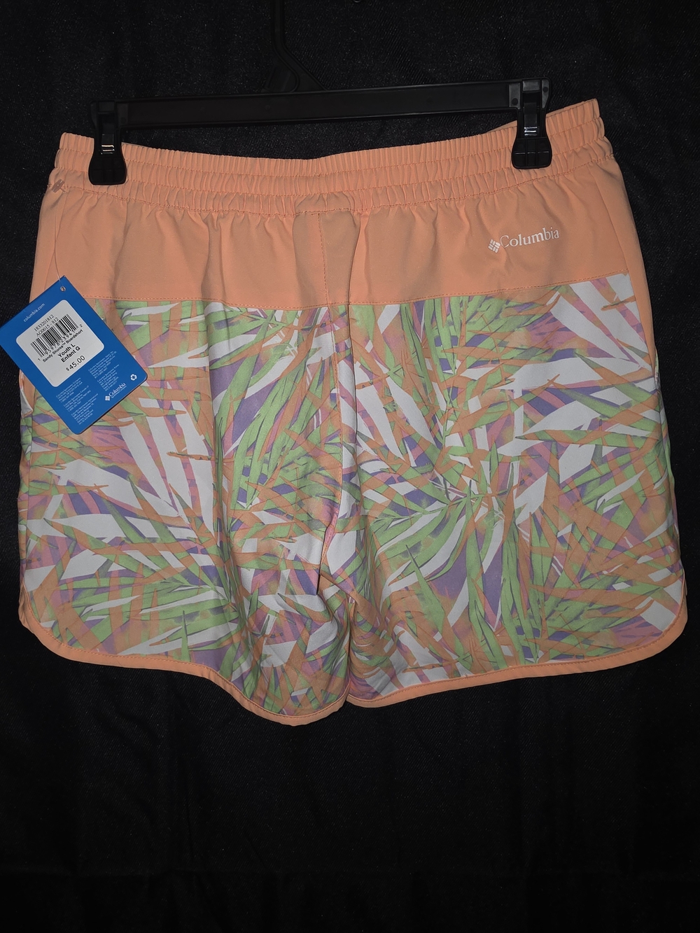 Columbia Girls Sandy Shores Boardshorts Tropical Palm Print NWT! - Picture 2 of 3